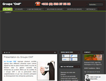 Tablet Screenshot of groupe-omf.com